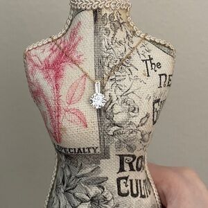 14k solid gold rope chain 1+ carat necklace 18"